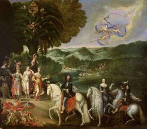 Allegory of the Marriage of Louis XIV 1638-1715 in 1631