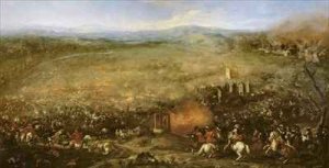 The Battle of Lutzen in 1632