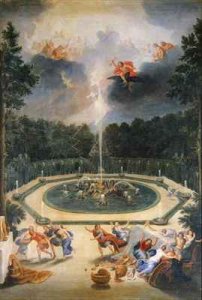 The Groves of the Versailles View of the Fountain of Enceladus with the Feast of Lycaon