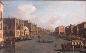 The Grand Canal Near the Rialto Bridge