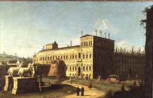 View of the Palazzo del Quirinale, Rome