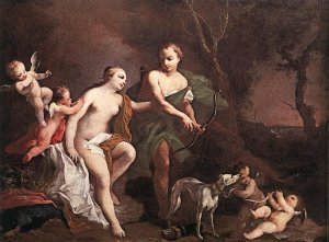 Venus And Adonis 1740