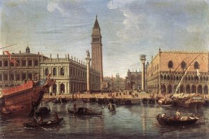 The Piazzetta from the Bacino di San Marco c. 1700