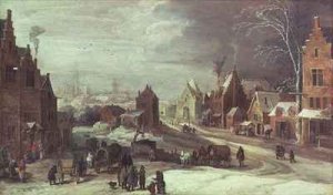 The Outskirts of Antwerp in Winter