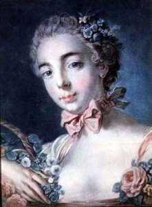 Tete de Flore, portrait of Mme Baudion, daughter of Boucher