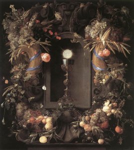 Eucharist in Fruit Wreath 1648