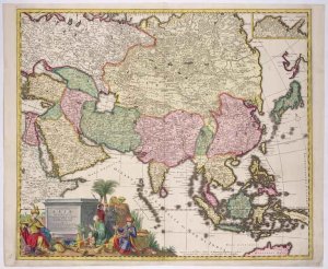 Map of Asia, Tartaria, Japan, the Philippines and the East Indies