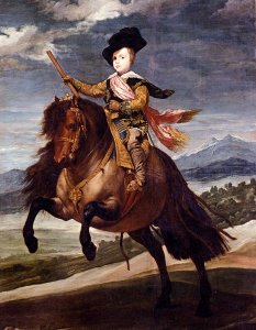 Equestrian Portrait Of Balthasar Carlos