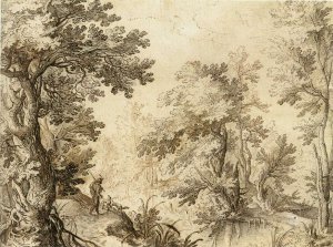 A Forest Pool 1595-1600