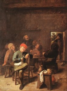 Peasants Smoking and Drinking c. 1635