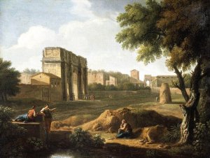 Rome- A View of the Forum 1720s