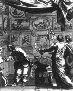 Frontispiece to "Cabinet de M. de Scudéry" 1646