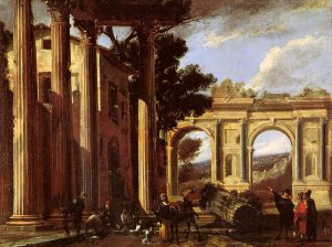 Architectural View with Two Arches, 1647