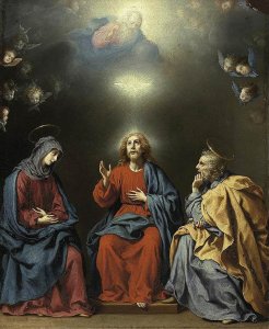 The Holy Family with God the Father and the Holy Spirit c. 1630