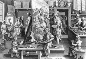 A Painter's Workshop c. 1595