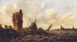 A View on the Maas near Dordrecht 1643