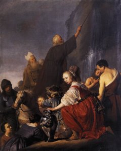 Moses Striking the Rock c. 1630