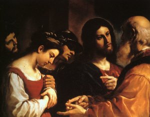 Christ with the Woman Taken in Adultery 1621