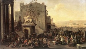 Roman Market Scene  1653