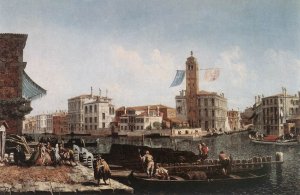 The Grand Canal with the Fishmarket c. 1740