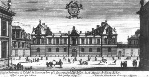 View and Perspective of the Hotel de Liancourt