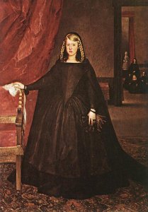 The Empress Dona Margarita de Austria in Mourning Dress 1666