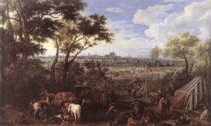 The Army of Louis XIV in front of Tournai in 1667,  1684