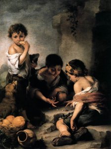 Young Boys Playing Dice c. 1675