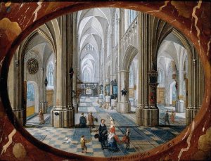 Interior of a Gothic Church 1653