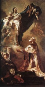 The Virgin Appearing to St Philip Neri 1725