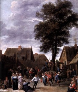 The Kermis at the Half Moon Inn (detail) 1641