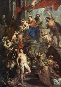 Madonna Enthroned with Child and Saints c. 1628