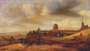 Coast at Scheveningen 1680s