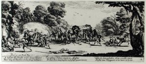 The Attack on the Stagecoach, plate 8 from 'The Miseries and Misfortunes of War'