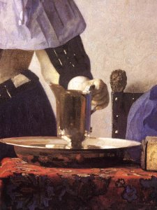 Young Woman with a Water Jug (detail-1) 1660-62