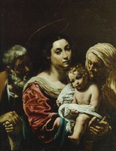 The Holy Family with Saint Anne