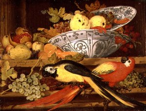 Still Life with Fruit and Macaws, 1622