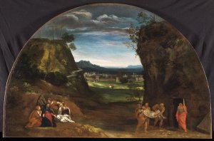 Landscape with the Deposition of Christ