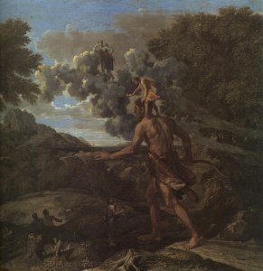 Blind Orion Searching for the Rising Sun 1658