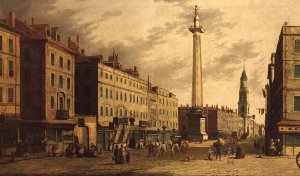 The Monument and Fish Street Hill, 1755