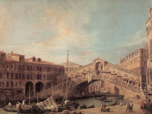 Grand Canal: The Rialto Bridge from the South