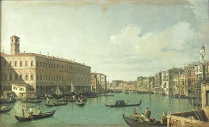 The Grand Canal from the Rialto Bridge