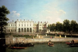 Old Somerset House from the River Thames, c.1746-50