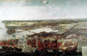 The Siege of La Rochelle in 1628