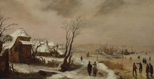 Winter Landscape with a Farm