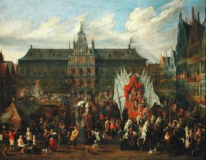 A Procession at Antwerp, 1697