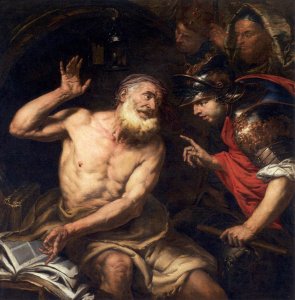 Diogenes and Alexander c 1650