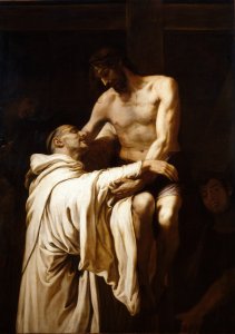 Christ Embracing St Bernard 1625-27