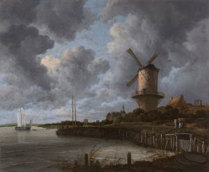 The Windmill at Wijk bij Duurstede c. 1670