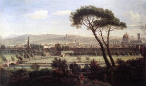 View of Florence from the Via Bolognese c. 1695